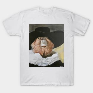 Portrait of an American Beaver in a Wide-Brimmed Hat T-Shirt